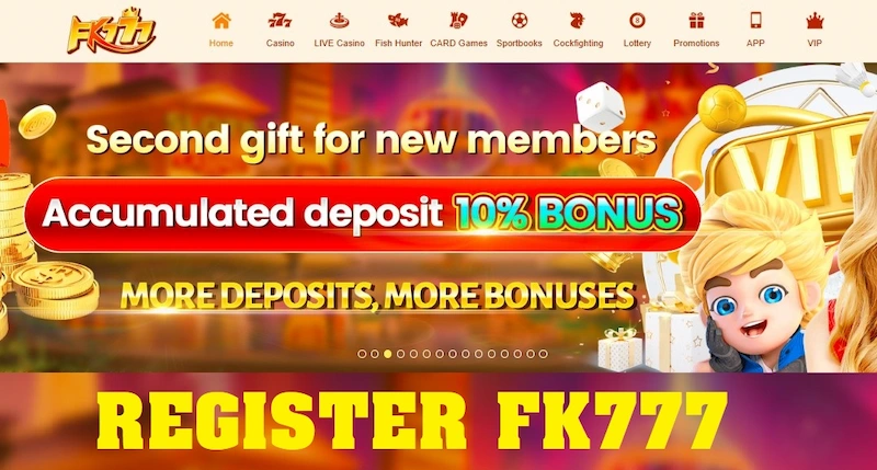 Steps To Register FK777 In Less Than 3 Minutes